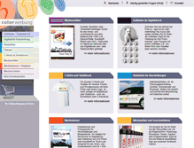 Tablet Screenshot of color-werbung.de